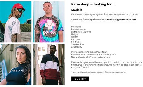 karmaloop model